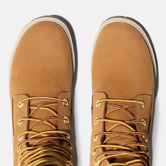 TIMBERLAND PREMIUM WHEAT BUCK LEATHER WOMEN'S 14in BOOTS SIZE 6.5 - Picture 12 of 12